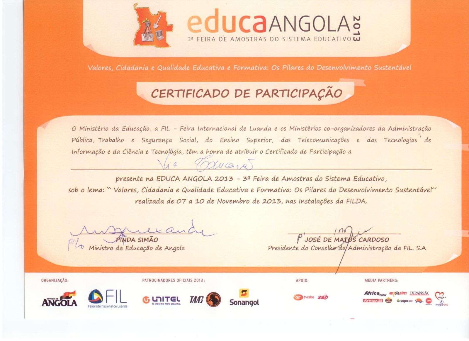 Educa Angola 2013
