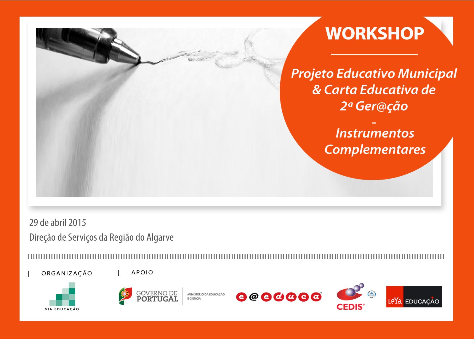 Workshop - Projeto Educativo Municipal & Carta Educativa de 2 Ger@o - Instrumentos Complementares